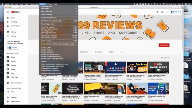 How to clear cache on Safari - How to enable inspect element on Safari смотреть онлайн
