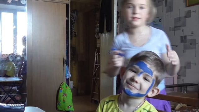 рисуем на лице грим смотреть онлайн