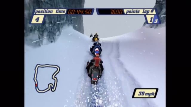Sled Storm (PS1) Gameplay