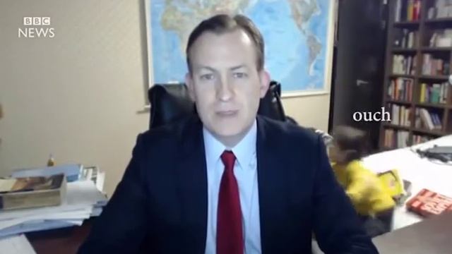 CHILDREN INTERRUPT BBC NEWS INTERVIEW -- WITH MEME SUBTITLES смотреть онлайн