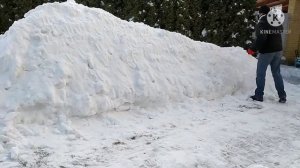 Как сделать горку из снега