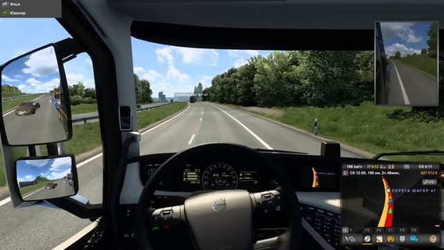 катаем в конвой ЕТС 2 смотреть онлайн