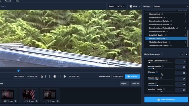 02 Using Topaz Video Enhance AI To Upscale And Denoise