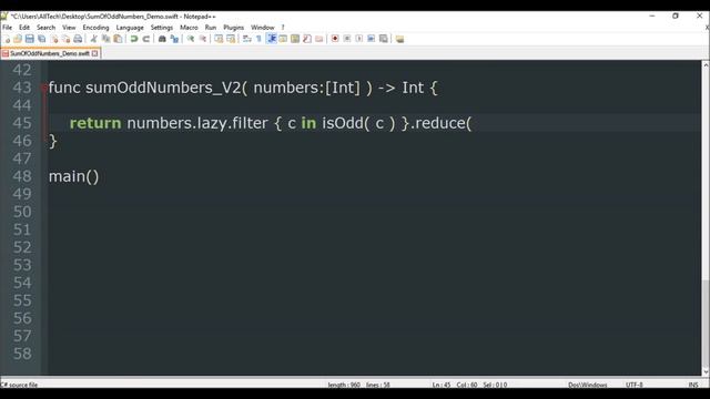 sum odd numbers in swift 3 смотреть онлайн
