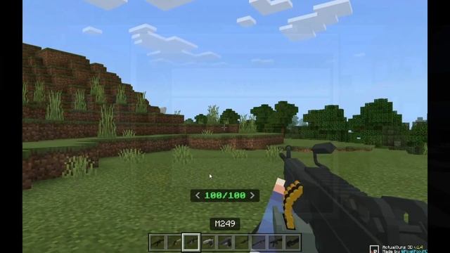 Мод на 3D ОРУЖИЕ для Minecraft PE / ОБЗОРЫ Модов смотреть онлайн