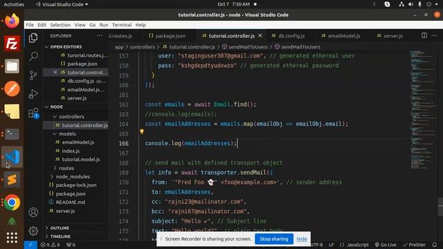 Send email to multiple recipients using nodemailer using dynamic recipients | NodeJs Tutorial смотреть онлайн