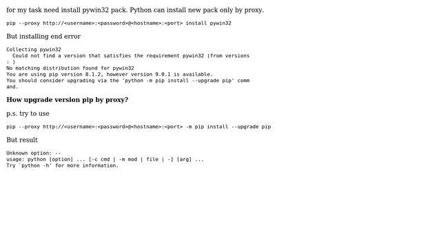DevOps & SysAdmins: How upgrade version pip by proxy? (2 Solutions!!) смотреть онлайн