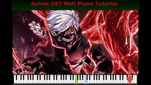 Unravel-Tokyo Ghoul OP Piano song Midi + sheet смотреть онлайн