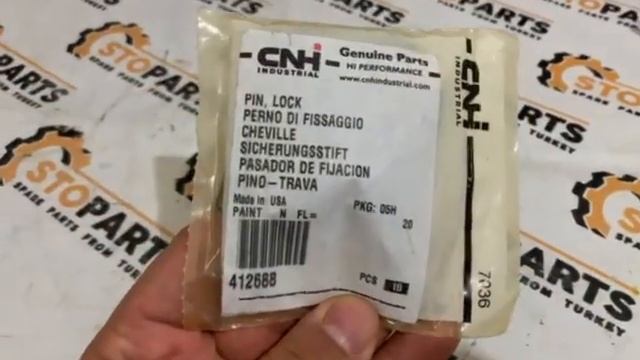 New Holland 412688 LOCK PIN 6mm ; Штифт нью холланд трактор 412688 ; Alfiler  New Holland