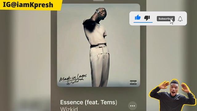 Wizkid React as Kanye West post Essence Song ft Tems смотреть онлайн