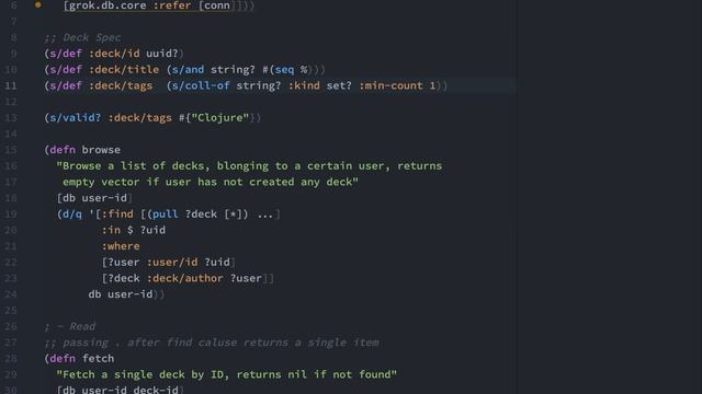 The Immutable Stack - Building Anki Clone using Clojure, Datomic and ClojureScript (Part 5) смотреть онлайн