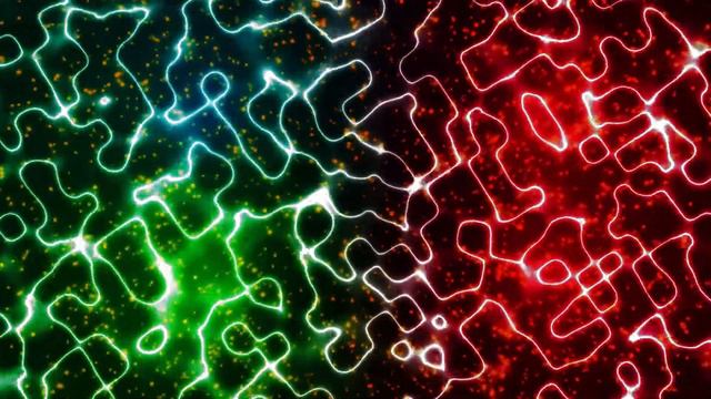 Bright Abstract Neon Multicolour Lines Looped Animation Video Background