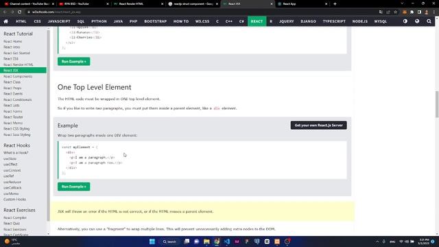 شرح شامل ل ReactJS - #4 (Render/JSX) смотреть онлайн