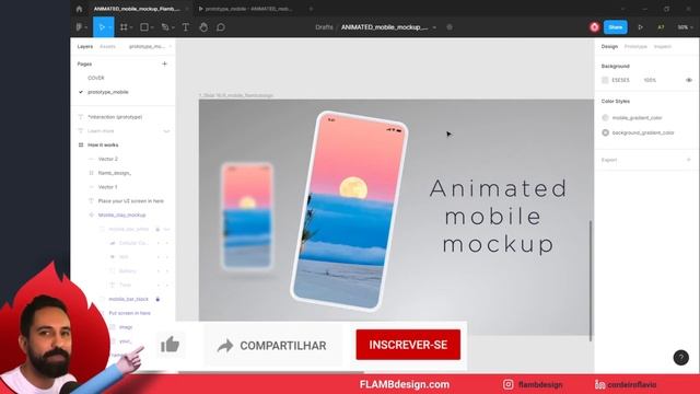 Presente para você - FREE mockup de celular animado [mobile] - @Figma смотреть онлайн