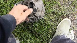 Замена обгонной муфты генератора