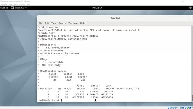 Oracle Sun Solaris 11.4 Virtual Machine System and Disk Information смотреть онлайн
