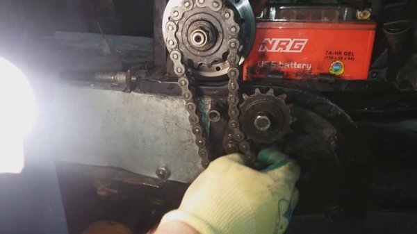 Новая натяжка цепи на снегоходе Ирбис Динго 150#Правильная натяжка#переделка Ирбис#Доработка Ирбис