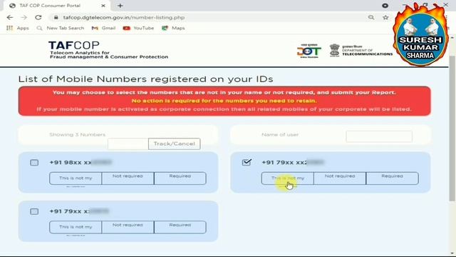 tafcop portal || How many sim card registered on my aadhar card || Telecom Analytics Portal || TRAI смотреть онлайн