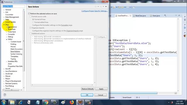 Auto code formatting in eclipse смотреть онлайн