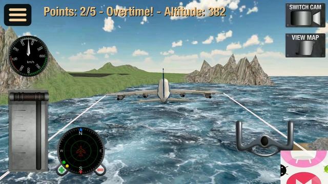 Fly Plane Flight Simulator 3D Android Gameplay Level 2 смотреть онлайн