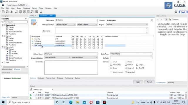 How to create database and table in mysql workbench 8.0 | Create Table In Mysql workbench tutorial смотреть онлайн