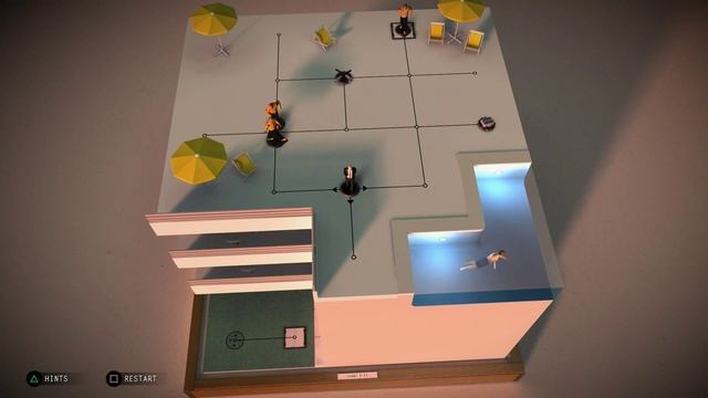 Hitman Go Definitive Edition (3-11 23 Turns Or Fewer) смотреть онлайн