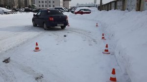 Автодром. Отрабатываем упражнения на автодроме. Часть 1