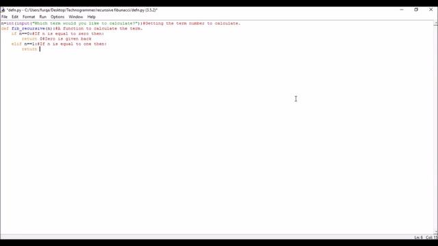 Calculating a specific term of Fibonacci sequence in Python|Use Recursion to calculate Fibonacci смотреть онлайн