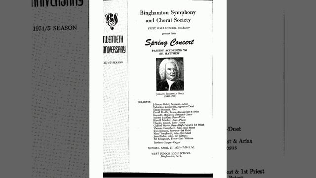 Bach - Passion According to St. Matthew - Jesus in Bethany - Aria (Alto) смотреть онлайн