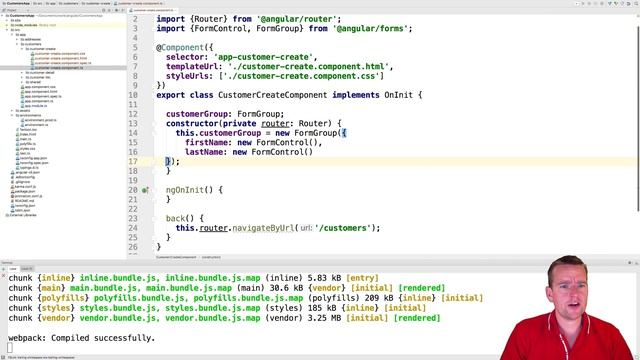 Building a Angular4+ Web App | S4P82 | Introduction to FormGroups смотреть онлайн