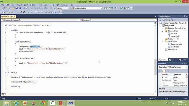 Decorator Design Pattern In C++ смотреть онлайн