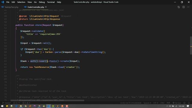 Testing Api using PHPUnit Laravel смотреть онлайн