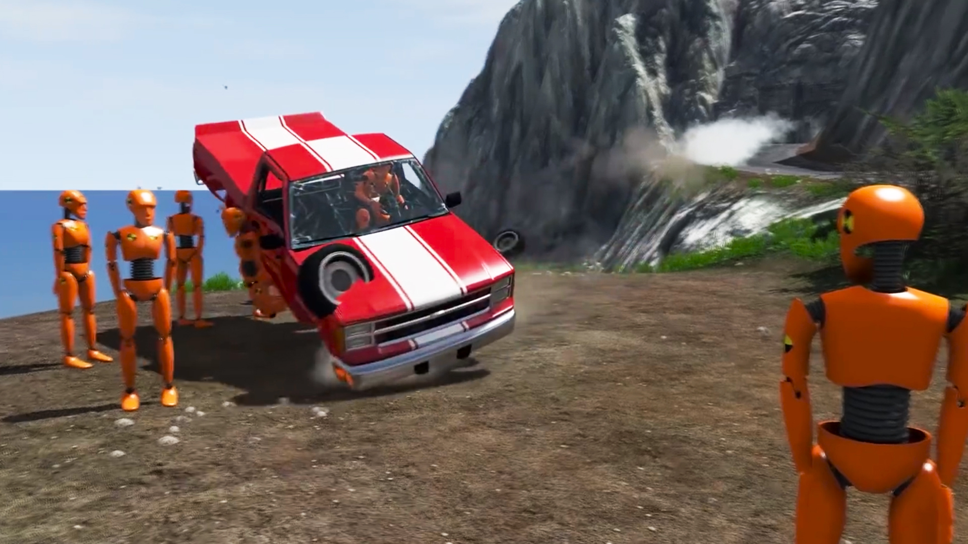 Beamng drive - Падение с обрыва 25 | HITGAMEZ