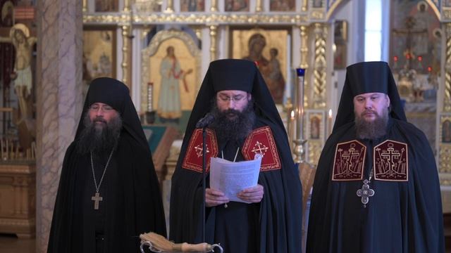 Слово архимандрита Иова (Бандманна) при наречении во епископа Штутгартского смотреть онлайн