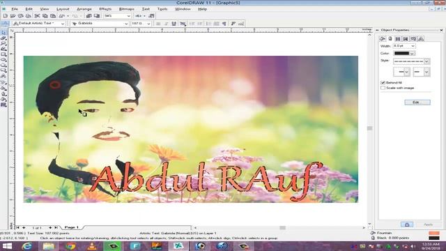 Make Your Photo Stylish With Adobe Photoshop And Corel Draw Part3 смотреть онлайн