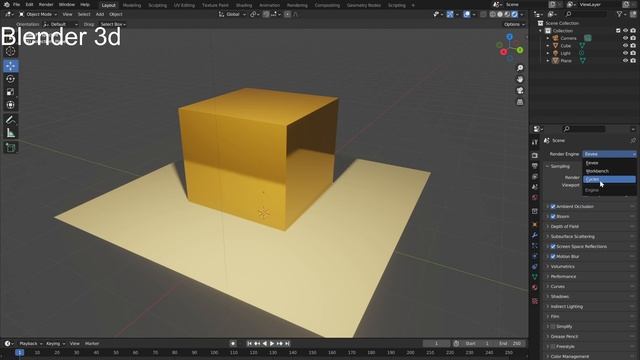 Blender 3D рендер смотреть онлайн