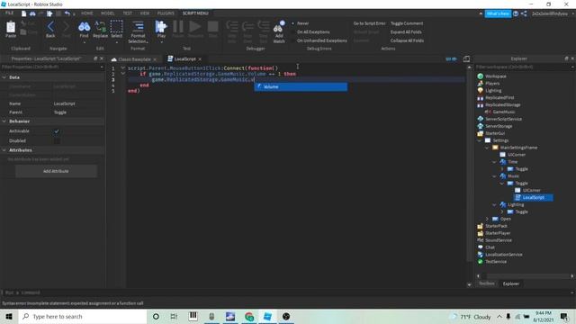 How To Make A Settings Gui (Roblox Studio) смотреть онлайн