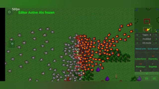 Rusted Warfare mod Colorful monsters обзор смотреть онлайн