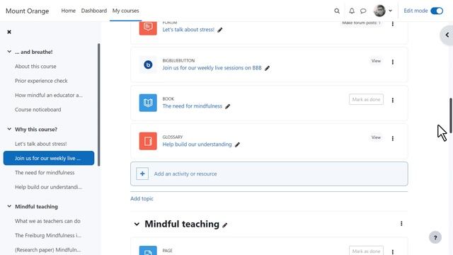 Moodle 4.0 Course editing смотреть онлайн
