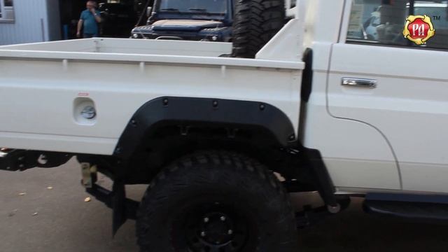 Расширители колесных арок (вынос 65 мм) Toyota Land Cruiser 79 (russ-artel.ru) смотреть онлайн