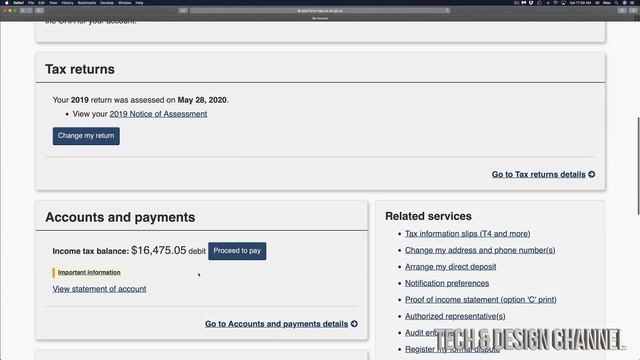 How to Download Tax Notice of Assessment from Canada Revenue Agency | CRA | PDF Document смотреть онлайн