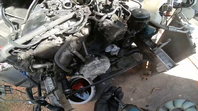 How To Remove An Engine Cooling Fan On A 2010 Mercedes Sprinter NCV3