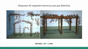 SU8. Пояснение к сборникам с плетистыми розами для программы SketchUp