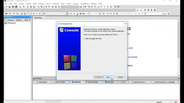 C++ Урок 0. Установка Code Blocks, создание проекта.