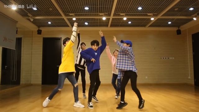 YHBOYS组合《Step up》Dance practice【1080P】 смотреть онлайн