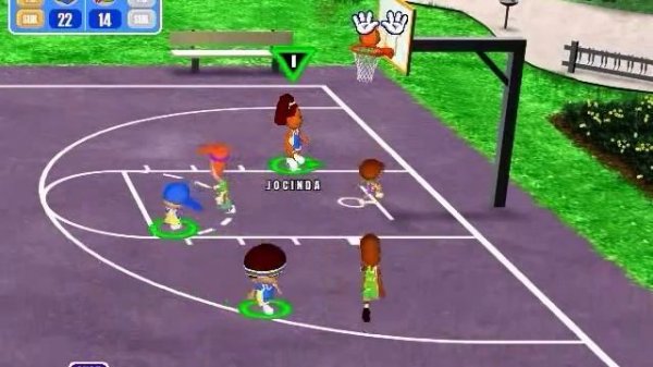 Backyard Basketball Gameplay