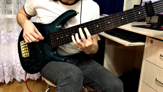 "Ton Jardin" - Alain Caron (fretless bass cover) смотреть онлайн