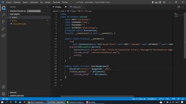 PHP İLE HATA SAYFASI ÖZELLEŞTİRME - ADMİN PANELİ ÖZEL SERİ смотреть онлайн