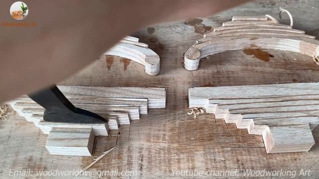 Wood Carving - Super Truck International Lonestar  - Woodworking Art