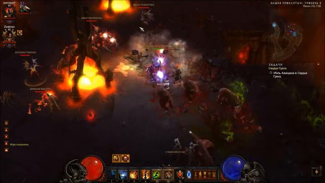 Diablo III TWO WD 10 MP fast farm + Azmodan смотреть онлайн